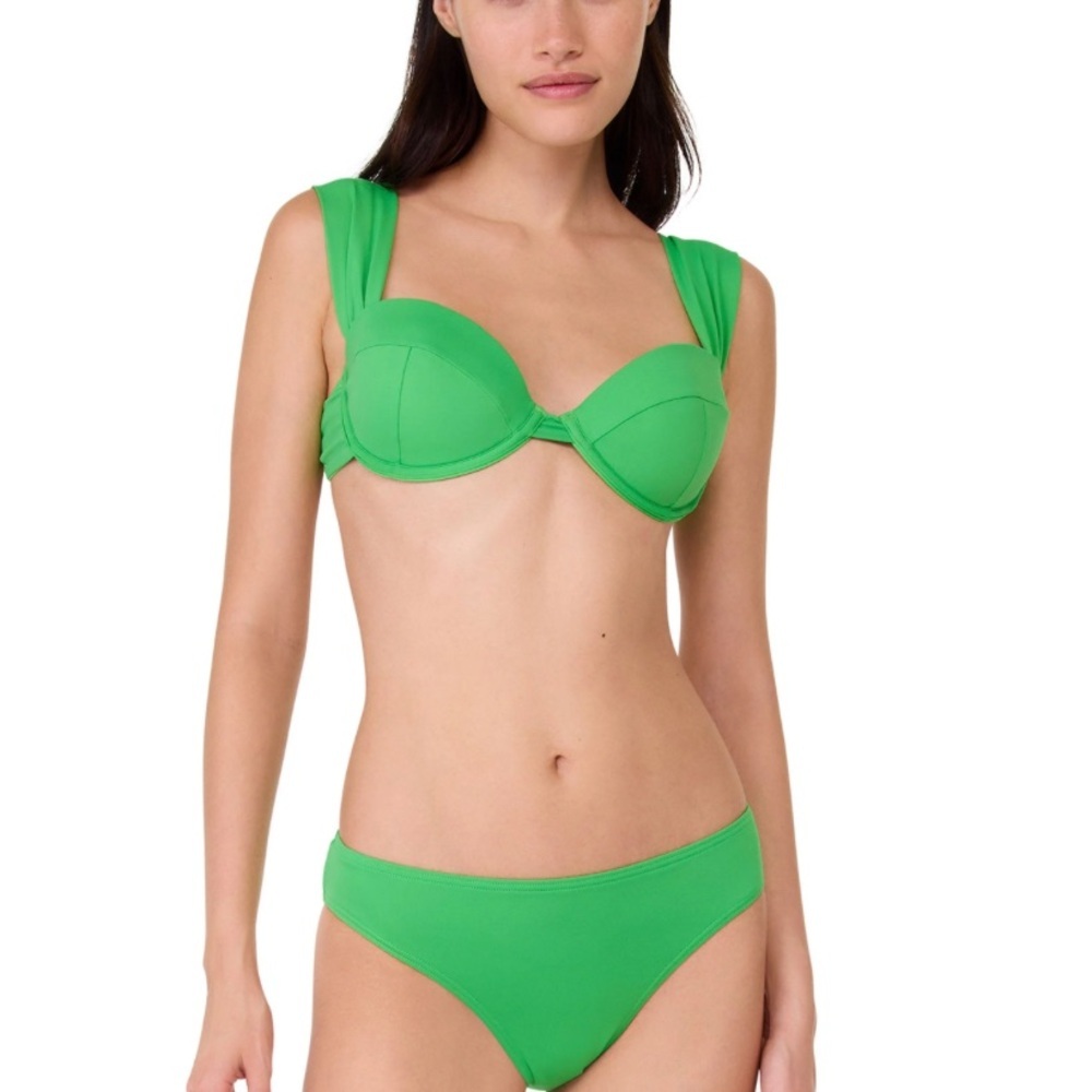 NWT Kate Spade Fern Moss Set 2 Pieces Bikini Top and Bottom Green Size Small